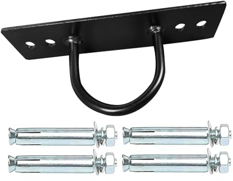 Gancho de Cuerda de Batalla, Soporte de sujeción de Cuerda de Batalla, Gancho Estable y Resistente para Entrenamiento, apartamento, Garaje, Gimnasio, hogar, Patio, Estudio, Yoga al Aire Libre