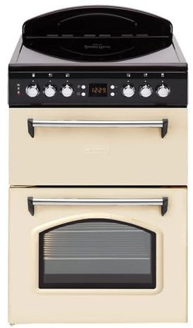Leisure CLB60ECC 60cm Double Oven Electric Range Cooker – Cream, Multifunction Main Oven, Conventional Top Oven & Grill, Ceramic Hob, LED Timer, A Rated Efficiency, Stylish Traditional Design