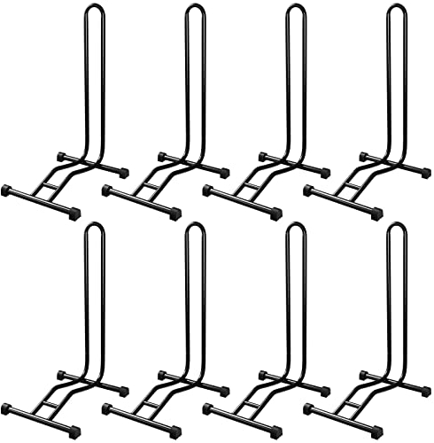 8 x WELLGRO® Fahrradständer - Stahl, sicherer Stand - Farbe schwarz