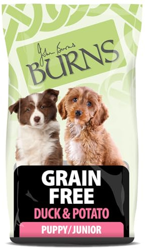 Burns Pet Nutrition Hypoallergenic Complete Dry Dog Food Puppy Grain Free Duck and Potato Grain Free 6 kg