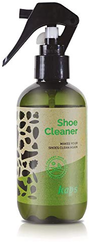 Kaps Shoe Cleaner | Umweltschonende Reinigungsflüssigkeit auf Pflanzenbasis für Schuhe und Accessoires | Reiniger für Leder- und Stoffschuhe, 200 ml | Hergestellt in Europa