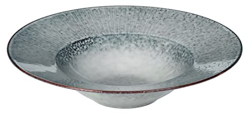 broste Copenhagen Nordic Sea Pastatallrik av stengods, unik, diskmaskinssäker, mikrovågsugnssäker, mått: Diameter 29 cm, längd: 29 cm, höjd: 7 cm, 14533458, turkos
