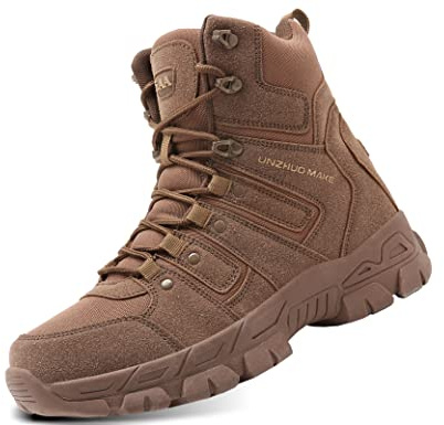 5.AA B811 Bottes militaires Bottes Homme Bottine Bottes de Neige Boots Chaussures Chaudes Fourrure Randonnée Les Loisirs marron 45 EU
