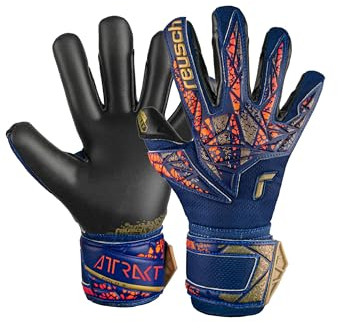 Reusch Attrakt Gold X Junior Torwarthandschuhe für Kinder mit Evolution Negative Cut