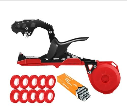 Machine à Nouer Les Plantes,Machine À Taper Nouer Branches,Machine de Fixation de Plantes Ensemble d'outils pour Raisins, framboises, tomates et légumes de Vigne (T2)