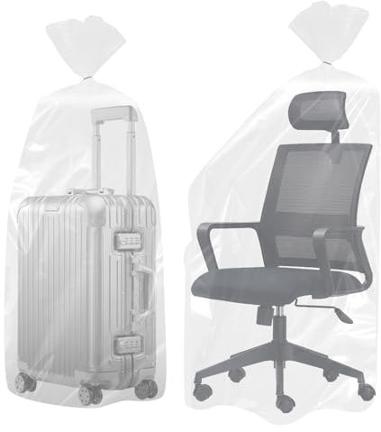 JEKUGOT Extra Large Clear Plastic Storage Bags, 3PCS 90 * 120CM Flat Large Plastic Bags, Apply to Quilts, Suitcases, Plush Toys, Office Chairs