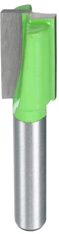 sourcing map Bottom Cleaning Router Bit 1/4 Shank Carbide Tipped Spoilboard Surfacing Planing CNC Mortising Bit for Slab Flattening Woodworking, 25/64 (10mm) Dia 25/32 (20mm) Depth
