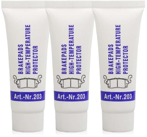 3PCS Silicone Grease for Cars, High Temperature Brake, Brake Grease Paste, Lubricant Plumbers, Multi-Purpose, Silicone for O-Rings,Clear Eliminats Squeaking,Against Galling