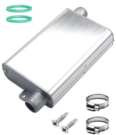 Erato Silenciador de Escape 24mm para Calentadores de Estacionamiento Silenciador en Aleación de Aluminio para Generadores de Emergencia para Calentadores Diesel Sistema de Escape