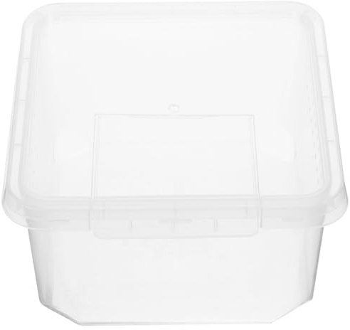 HAKIDZEL Tarantula Enclosure Feed Bin for Insect Breathable Hole Convenient Use Plastic Simple Shape Small Animals Showing Reptile Small Pets