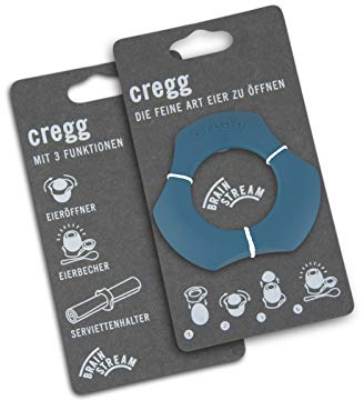 cregg Brainstream, blau, Eieröffner/Eierbecher/Serviettenhalter, A005089