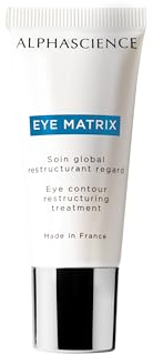 ALPHASCIENCE Eye Matrix 15ml - Gel antiedad para el contorno de ojos - Hidratante y suavizante - Fórmula rica para ojeras, bolsas, arrugas y líneas de expresión - Sin perfume ni conservantes