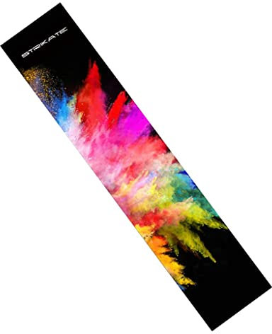 Sharplace Longboard Skateboard Blatt 122x26cm Sandpapier Long Board Griffband, Bunt