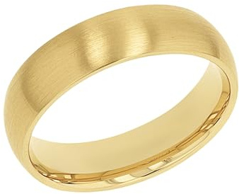 Amor Ring Edelstahl Unisex Damen Herren Ringe, Gold, Kommt in Schmuck Geschenk Box, 2037289
