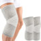 Zouwel Rodillera de bambú, 2 unidades, para hombre y mujer, con compresión para voleibol, entrenamiento, rodillera, artrosis, rodillera, deporte, rodillera (L)