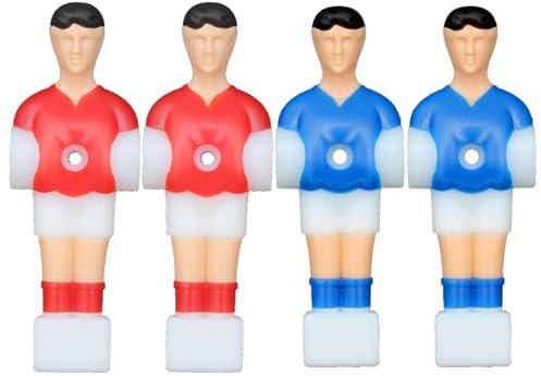 LIbgiubhy Kickerfigur für Herren, Tischfußball, Fußballspieler, Statuen, Spieler, Tischfußball, Maschinenteil, Fußballmann-Figuren