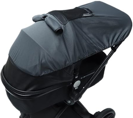 Funda para cochecito de sol | Cubierta de lluvia para cochecito | Toldo de protección UV para cochecito, accesorios para cochecito para viajes diarios, picnic, compras, camping