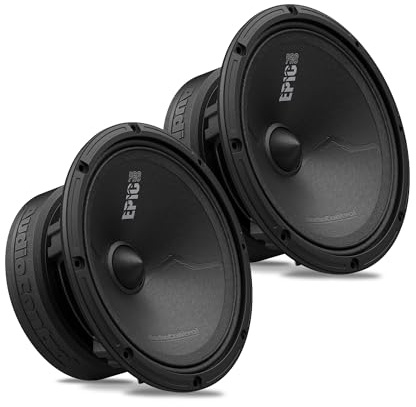 AudioControl EPICPRO6X 6.5” Midrange Car Speakers (Pair) – 200 W RMS High-Output 4Ω Audio Upgrade, Clear Midrange & Vocals, Premium Car Sound System