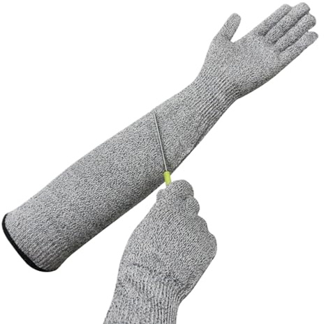 Hiemible Guantes De Jardinería Largos,Guantes De Jardín Resistentes A Espinas Para Mujer - Mitten De Trabajo Protector Para Jardineros Hombre Cortar Limpiar Plantar Desherbar Podar