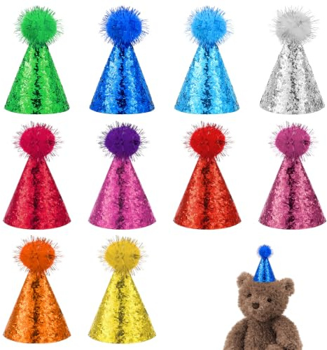 CIATBYYJ Mini partyhattar för gosedjur