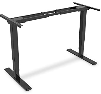 DIGITUS Elektrisch höhenverstellbares Tischgestell Dual-Motor 3-Stufen Schwarz