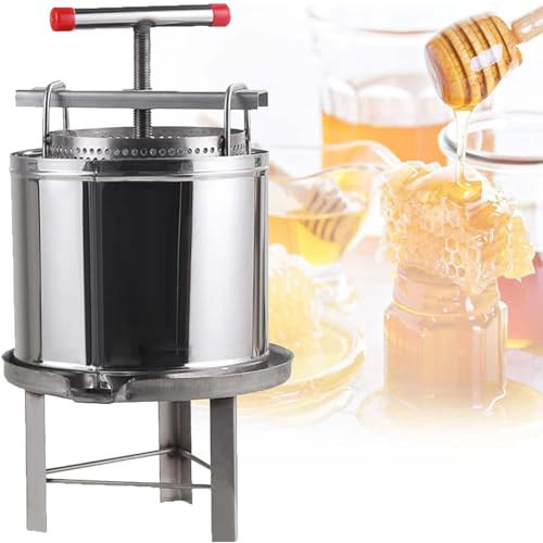 FANYING Fruit Wine Press Fruit Honey Press Extractor Beeswax Press Fruit Apple Crusher Cider Natural Juice Making Manual Juicer
