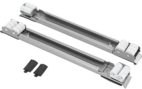 Apparatrullar Heavy Duty Expanderbara Apparatrullar Lastbärande 300KG Universalbas Apparatskjutare Flytta Enkelt Tvättmaskiner, Torktumlare, Kylskåp, Möbler (Silver)