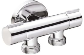 Rubinetto Ego salvaspazio doppio attacco lavatrice 1/2”×3/4” | Tecom