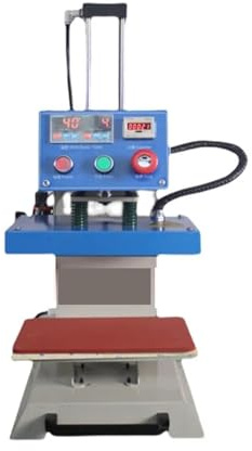 JOJIDE Presse a Chaud, Imprimante d'étiquettes à Double Position, Presse à Chaud, Transfert par Sublimation, T-Shirt, Chaussettes de Poche, imprimante Continue 1000W(150x150mm Single)