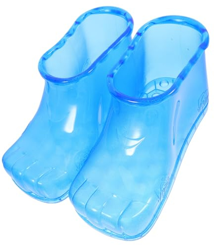 Vaguelly Botas para Baño de Pies de Pvc Azul Talla 42, Fáciles de Limpiar y Diseñadas Experiencia Relajante Hogar