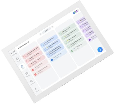Kadimendium Interaktiv Digital Kalender med 10,1 Pekskärm för Familjeplanering och Daglig Aktivitetsspårning