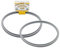 HAAS 3187 Schnellkochtopf Dichtungsring Innen Ø 22,5 cm* für Fissler Vitavit Schnellkochtöpfe, grau (2er Pack)