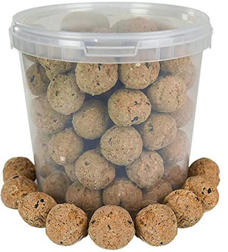 BusyBeaks Suet Fat Balls | Premium Garden Wild Bird Food | Enhanced Year-Round Formula | Naturally Blended High in Energy & Protein-Rich Feed | Full of Fresh Nutritious Fat Fibre & Moisture (10L Tub)