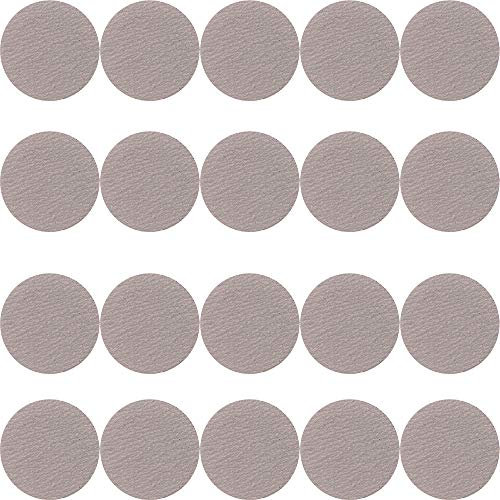 Schleifpapier Set Schleifscheiben Polierpad 75 mm Körnung 60/80/120/240/320/400 Set mit 20, 50 und 100 Stück Sandpapier kletthaftend für Poliermaschine oder Schleifmaschine (20, P320 Körnung)