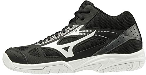 Mizuno unisex barn Cyclone Speed 2midjr volleybollsko, Blk Wht 10135c - 36.5 EU