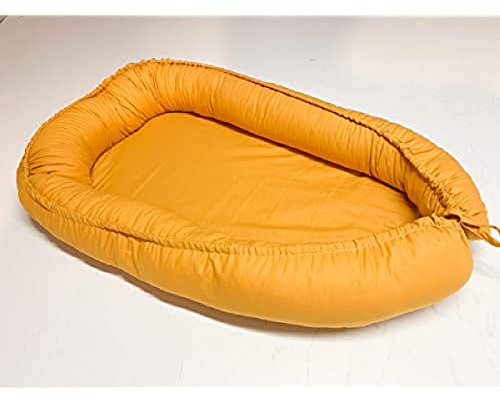 KOSPU Multifunktionell mysig babynest-kokong för babys och spädbarn, bo, resesäng, 100% bomull, antiallergisk