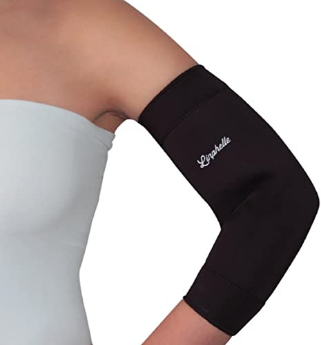 Linphelle PICC Line Coverpicc Waterproof Long, Funda de Neopreno Impermeable para catéteres de brazo, Protección contra el agua de la Ducha, ideal para PICCs y Glucómetros, Negro, Talla M
