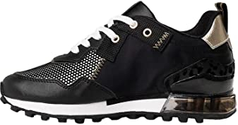 Cruyff Superbia Damen Sportschuhe Schwarz / Fuchsia / Gold, Schwarz , 40 EU