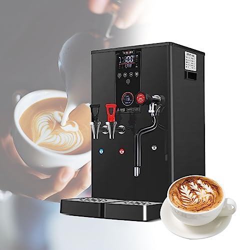 Montalatte Commerciale, Montalatte Automatico Macchina For La Schiumatura Del Caffè Elettrica Macchina For Bolle Di Latte A Vapore Professionale In Acciaio Inossidabile For Caffè, Latte (Color : 220V