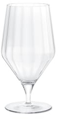 Georg Jensen Bernadotte klare Biergläser – gefrier- und spülmaschinenfest – entworfen von Sigvard Bernadotte – Gläser mit kurzem Stiel – 6 Stück