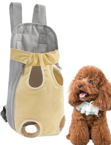 Rucksack für Hundetransporte, Haustierrucksack für Katzen - Reiserucksack für Hunde Legs Out - Hundetransportbox vorne und hinten für Haustiere, Welpenrucksack head-out für e