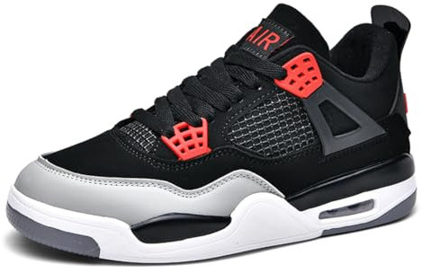 Geymxzik Retro Schuhe Sneaker Skateboardschuhe Schuhe Laufschuhe Turnschuhe mit Luftpolster Walkingschuhe Basketballschuhe Sportschuhe, 45EU