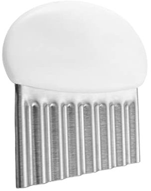 MAGICLULU Tagliaverdure Ondulato Acciaio Inossidabile Utensile Multifunzionale per Affettare e Cipolle Facile da Usare Cucina Ergonomico per Presa