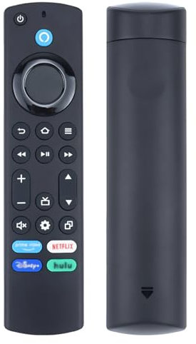 1 Pezzi Telecomando di ricambio vocale, 4th Gen di ricambio con funzione vocale, adatto per Smart TV 2nd Gen & 3rd Gen & 4K & Lite, adatto per Smart TV Cube 1st Gen & 2nd Gen