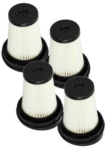 vhbw 4X Flachfaltenfilter kompatibel mit ETA Moneto 144990000 Handstaubsauger, Staubsauger - Filterelement