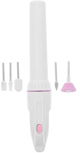 MUCKLILY Polisseuse de Manucure Électrique Portable pour Femmes, Stable et Facile à Utiliser, en Plastique et Alliage, pour Salon Professionnel et Usage à Domicile