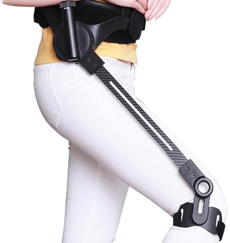 Genérico Exoesqueleto Biónico Portátil de Potencia para Caminar, Ajustable en 3 Niveles de Fuerza, Ayudas de Caminata con Potencia Biónica para Adultos Mayores, Viajes,Right,S