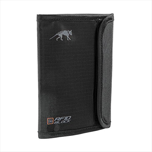 Tasmanian Tiger Dokumententasche TT Passport Safe RFID B, Black, 15 x 11 x 1 cm, 7549