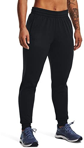 Under Armour Womens Pants Women's Armour Fleece® Joggers, Black, 1373054, Size SM