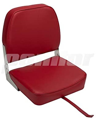 PONTTOR Klappsitz ALLER Anglerstuhl Bootssitz Bootsstuhl Steuerstuhl Anglerstuhl rot